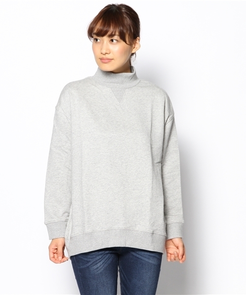 CIAOPANIC（チャオパニック）の「【Ciaopanic】オーバーサイズタートルNC（Tシャツ/カットソー・レディース・カーキ/グレー/イエロー/アイボリー・FREE）」の10枚目の写真