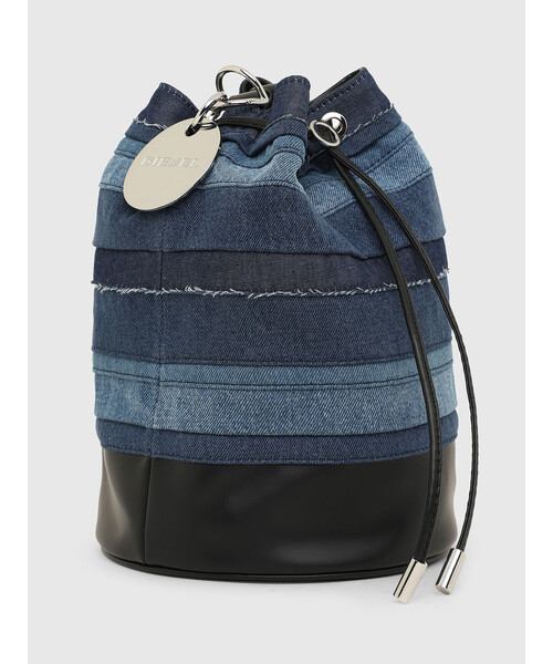 DIESEL（ディーゼル）の「レディース デニムパッチワーク バケットショルダー（ハンドバッグ・レディース・インディゴブルー・UNI）」の10枚目の写真