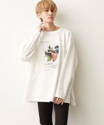 JUNRED | 【tai×JUNRed】 ビックシルエットスラッシュアップルロンT(Tシャツ/カットソー)