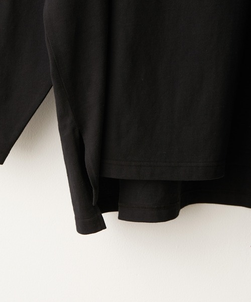 JUNRED(ジュンレッド)の「tai×JUNRed ビックシルエットスラッシュアップルロンT(Tシャツ/カットソー・メンズ・ホワイト/ブラック・S/M/FREE/L)」の5枚目の写真