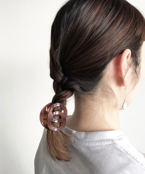aller au lit（アレオリ）の「FT:aller au lit（アレオリ） バンス（バレッタ/ヘアクリップ・レディース・ブラック/ブラウン/キャメル・FREE）」の5枚目の写真