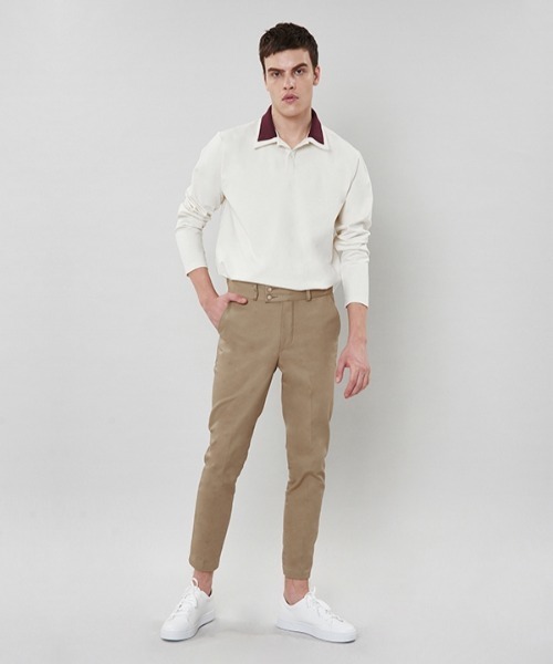 VABEU(バーベウ)の「【VABEU 】ダブルカラー PKシャツ / Double Collar Picket Shirts(ポロシャツ・メンズ・ブラック/ネイビー/アイボリー・LARGE/XX-LARGE)」の12枚目の写真