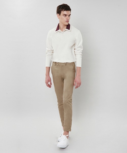 VABEU(バーベウ)の「【VABEU 】ダブルカラー PKシャツ / Double Collar Picket Shirts(ポロシャツ・メンズ・ブラック/ネイビー/アイボリー・LARGE/XX-LARGE)」の6枚目の写真