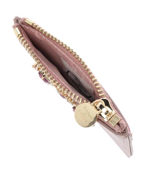 メゾンドフルール　ボリス　バーバラ　カードケース　２点セット　（オレンジ） Maison de FLEUR（メゾンドフルール）の「リール付きビジュー