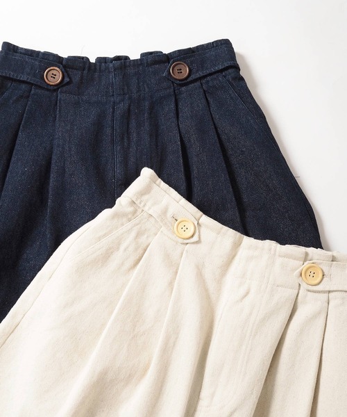 Crisp(クリスプ)の「ボタンベルトショートパンツ(その他パンツ・レディース・ネイビー/アイボリー・FREE)」の12枚目の写真