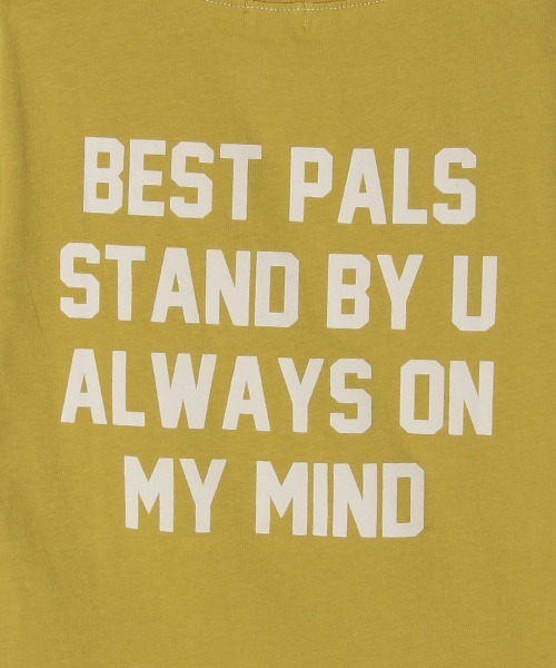 b・ROOM（ビールーム）の「バックロゴプリントビッグ半袖Tシャツ（Tシャツ/カットソー・キッズ・オフホワイト/オリーブ/モスグリーン/パープル・100cm/130cm/120cm/90cm/110cm）」の19枚目の写真