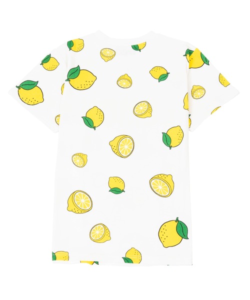 PUNYUS（プニュズ）の「フード総柄Ｔシャツ(NINJIN・LEMON・EDAMAME)（Tシャツ/カットソー・レディース・イエロー/オレンジ/グリーン・4/1/3/2）」の9枚目の写真