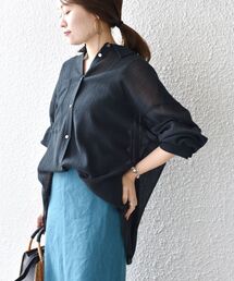 SHIPS | 楊柳ビッグシルエットブラウス(シャツ/ブラウス)