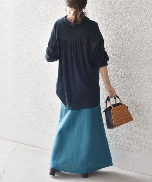 ブラウス シャツ ビックリボン楊柳ブラウス / 1215210806 レディース PROPORTION BODY DRESSING ブラウス シャツ 楊柳ラッフル