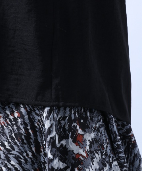 HARE（ハレ）の「ショートカイキンシャツ(HARE)（シャツ/ブラウス・レディース・ブラック/ブラック系その他/グリーン・FREE）」の11枚目の写真