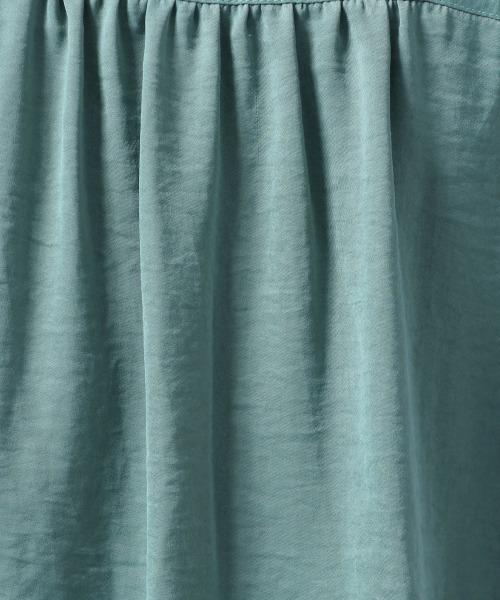 HARE（ハレ）の「ショートカイキンシャツ(HARE)（シャツ/ブラウス・レディース・ブラック/ブラック系その他/グリーン・FREE）」の17枚目の写真