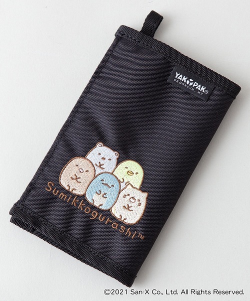 配送員設置送料無料 すみっコごらし コラボアイテム キャラクター刺繍ポーチ 制菌性 抗菌防臭性能効果素材使用 ブランドおしゃれ Mutis Cl