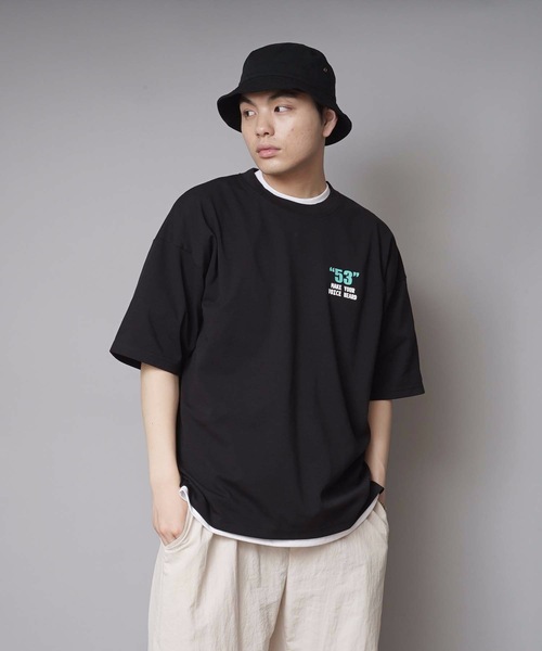 PLAYBOY（プレイボーイ）の「【PLAY BOY/プレイボーイ】スーパービッグシルエットプリントTシャツ バックプリント（Tシャツ/カットソー・メンズ・ブラック/ブラック系その他/ホワイト系その他/ホワイト・MEDIUM/LARGE）」の4枚目の写真