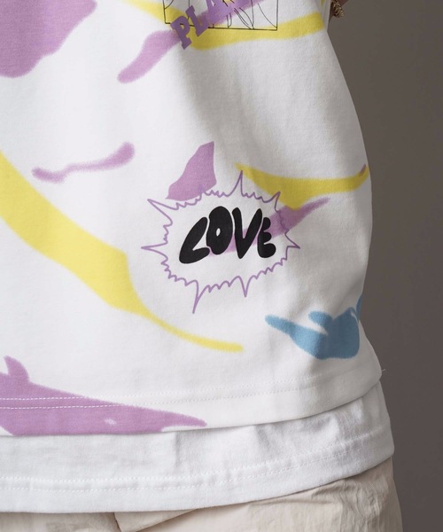 PLAYBOY（プレイボーイ）の「【PLAY BOY/プレイボーイ】スーパービッグシルエットプリントTシャツ バックプリント（Tシャツ/カットソー・メンズ・ブラック/ブラック系その他/ホワイト系その他/ホワイト・MEDIUM/LARGE）」の13枚目の写真