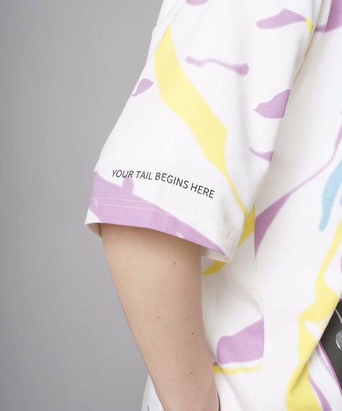 PLAYBOY（プレイボーイ）の「【PLAY BOY/プレイボーイ】スーパービッグシルエットプリントTシャツ バックプリント（Tシャツ/カットソー・メンズ・ブラック/ブラック系その他/ホワイト系その他/ホワイト・MEDIUM/LARGE）」の11枚目の写真