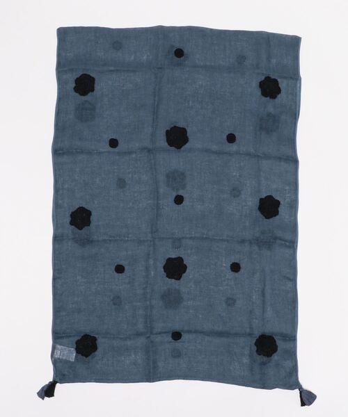 BEARDSLEY（ビアズリー）の「《CITRUS》ストール（ストール/ショール・レディース・ネイビー/ホワイト・FREE）」の15枚目の写真