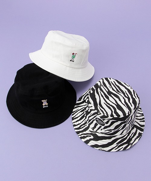by LOVEiT（バイラビット）の「バケットハット（ハット・キッズ・ブラック/オフホワイト/マルチ・MEDIUM/LARGE）」の6枚目の写真