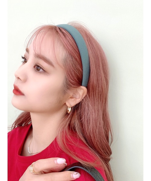 JUMELLE（ジュメロ）の「シンプルフープピアス（ピアス（両耳用）・レディース・シルバー/ゴールド・FREE）」の5枚目の写真