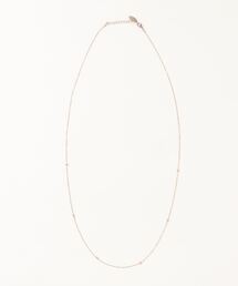 NATURAL BEAUTY BASIC | メタルノットロングネックレス(ネックレス)