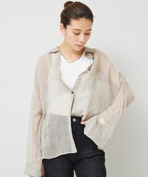 Curensology | Curensology(カレンソロジー)/リネンメッシュシャツ(シャツ/ブラウス)