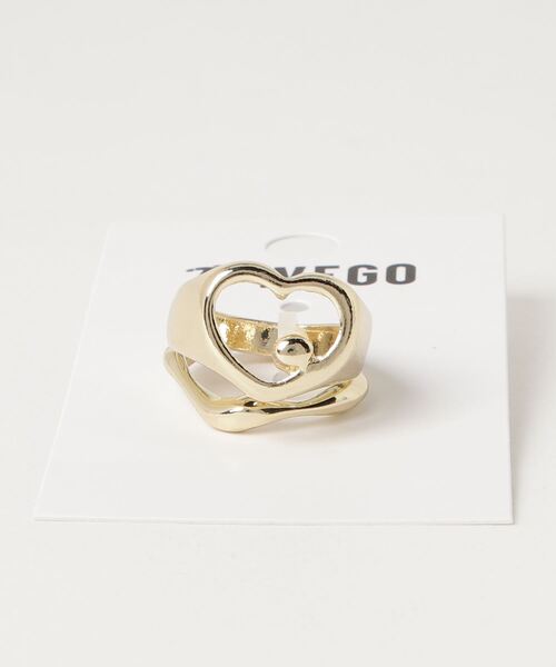 WEGO（ウィゴー）の「WEGO/【2点セット】リング（リング・レディース・その他3/その他2/その他5/その他1/その他6/その他4・FREE）」の8枚目の写真