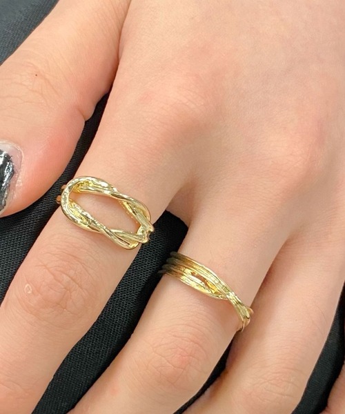 WEGO（ウィゴー）の「WEGO/【2点セット】リング（リング・レディース・その他3/その他2/その他5/その他1/その他6/その他4・FREE）」の2枚目の写真