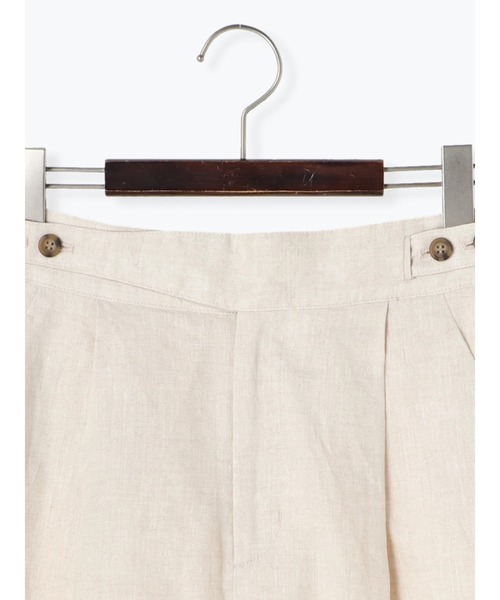 Te chichi CLASSIC（テチチクラシック）の「フレンチリネンショートパンツ（その他パンツ・レディース・ブラウン/カーキ/キナリ・MEDIUM/SMALL）」の12枚目の写真