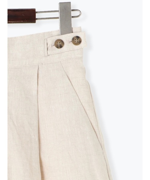 Te chichi CLASSIC（テチチクラシック）の「フレンチリネンショートパンツ（その他パンツ・レディース・ブラウン/カーキ/キナリ・MEDIUM/SMALL）」の13枚目の写真