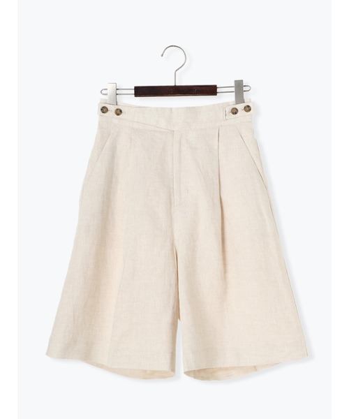 Te chichi CLASSIC（テチチクラシック）の「フレンチリネンショートパンツ（その他パンツ・レディース・ブラウン/カーキ/キナリ・MEDIUM/SMALL）」の10枚目の写真