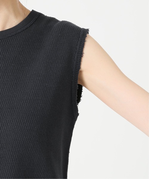 Spick & Span（スピックアンドスパン）の「【YURIE A.× Spick & Span】サーマルプルオーバー◆（Tシャツ/カットソー・レディース・ホワイト/スミクロ・FREE）」の5枚目の写真