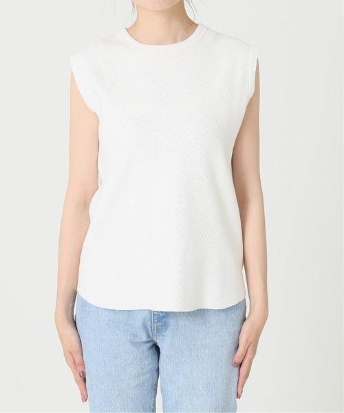 Spick & Span（スピックアンドスパン）の「【YURIE A.× Spick & Span】サーマルプルオーバー◆（Tシャツ/カットソー・レディース・ホワイト/スミクロ・FREE）」の19枚目の写真