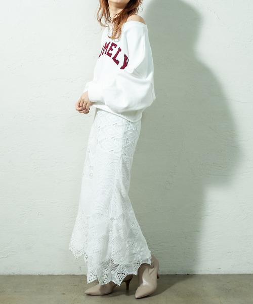 mystic(ミスティック)の「ロングスカート(スカート・レディース・オフホワイト・FREE)」の1枚目の写真
