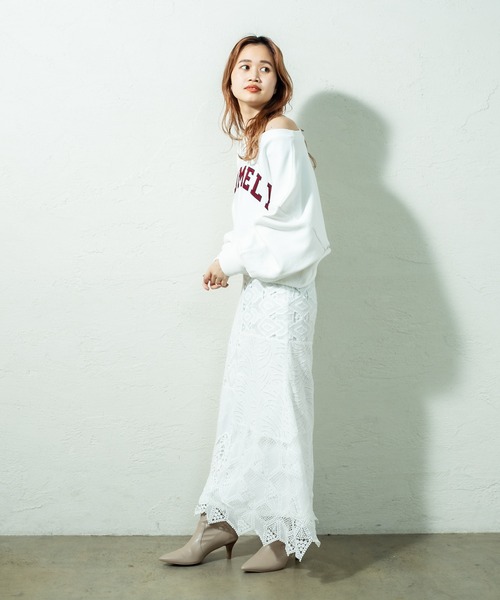 mystic(ミスティック)の「ロングスカート(スカート・レディース・オフホワイト・FREE)」の11枚目の写真