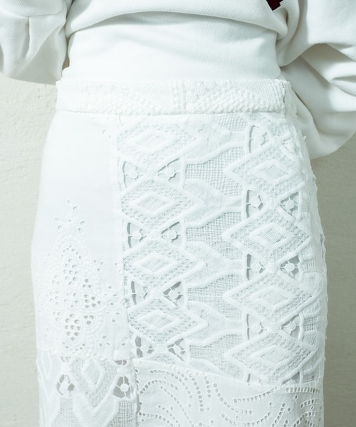 mystic(ミスティック)の「ロングスカート(スカート・レディース・オフホワイト・FREE)」の5枚目の写真