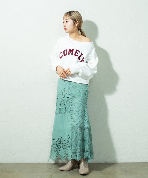 mystic(ミスティック)の「ロングスカート(スカート・レディース・オフホワイト・FREE)」の14枚目の写真