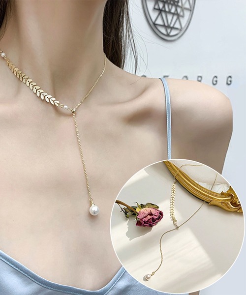 juweel（ユウェル）の「選べるゴールドチェーンネックレス（ネックレス・レディース・H/G/B/J/F/D/I/E/C/A・FREE）」の6枚目の写真