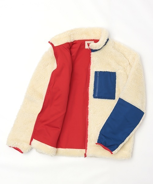 チチカカ（チチカカ）の「【ユニセックス】シャギーボア配色ジャケット（ブルゾン・メンズ・ブラック/オフホワイト・MEDIUM/LARGE）」の19枚目の写真