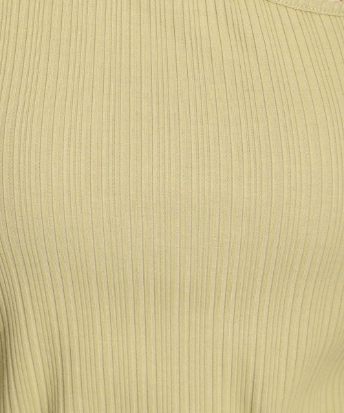 niko and...（ニコアンド）の「カップ付きアシメリブタンクトップ（タンクトップ・レディース・ブラック/ブラウン/アイボリー/ライトグリーン・MEDIUM/SMALL）」の8枚目の写真