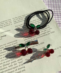 WC | チェリービジューアクセセット(ヘアゴム)