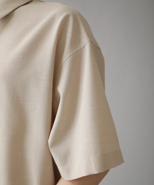city(シティ)の「チェックショートスリーブシャツ/CHECK SHORT SLEEVE SHIRTS(シャツ/ブラウス・メンズ・ブラック/ライトベージュ・1/2/3)」の14枚目の写真