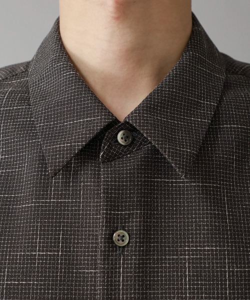チェックショートスリーブシャツ/CHECK SHORT SLEEVE SHIRTS（シャツ 