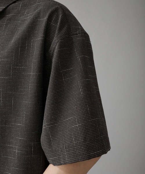 チェックショートスリーブシャツ/CHECK SHORT SLEEVE SHIRTS（シャツ 