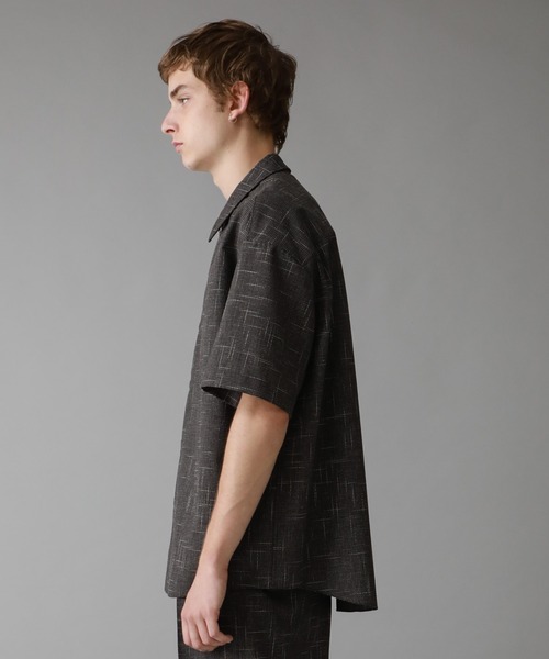 city(シティ)の「チェックショートスリーブシャツ/CHECK SHORT SLEEVE SHIRTS(シャツ/ブラウス・メンズ・ブラック/ライトベージュ・1/2/3)」の3枚目の写真