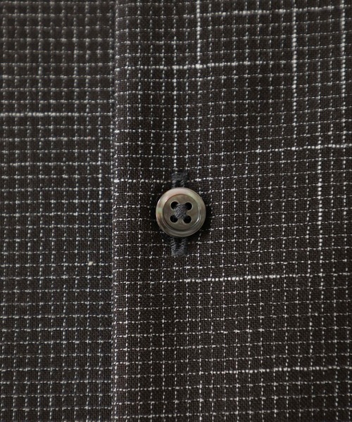 city(シティ)の「チェックショートスリーブシャツ/CHECK SHORT SLEEVE SHIRTS(シャツ/ブラウス・メンズ・ブラック/ライトベージュ・1/2/3)」の18枚目の写真