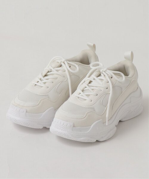 RAY CASSIN（レイカズン）の「ダッドスニーカー（スニーカー・レディース・オフホワイト/ブラック・LARGE/SMALL/MEDIUM）」の5枚目の写真