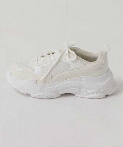 RAY CASSIN（レイカズン）の「ダッドスニーカー（スニーカー・レディース・オフホワイト/ブラック・LARGE/SMALL/MEDIUM）」の6枚目の写真