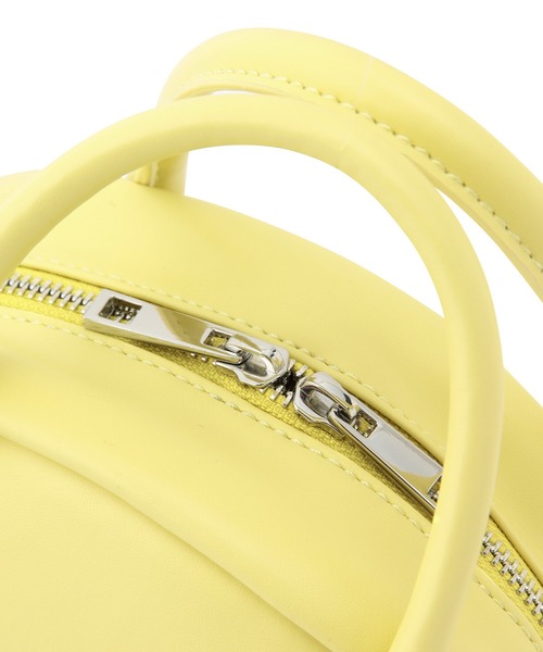 ADAM ET ROPE'（アダムエロペ）の「ラウンドミニボストン（ボストンバッグ・レディース・ライトグレー/ブラック/イエロー/ホワイト系その他・FREE）」の18枚目の写真