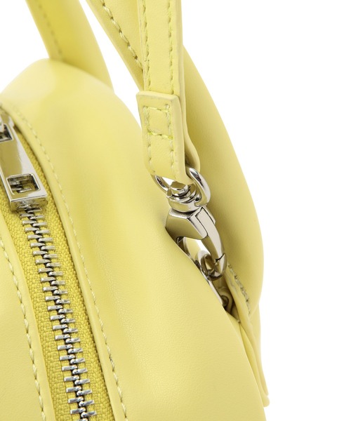 ADAM ET ROPE'（アダムエロペ）の「ラウンドミニボストン（ボストンバッグ・レディース・ライトグレー/ブラック/イエロー/ホワイト系その他・FREE）」の21枚目の写真