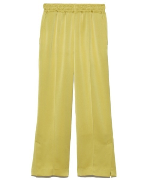 emmi（エミ）の「【emmi atelier】サテンパンツ（その他パンツ・レディース・イエロー/ベージュ/ブラック・0/1）」の8枚目の写真