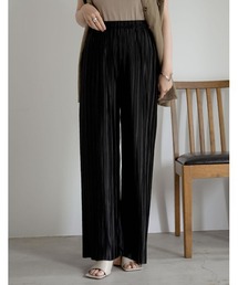 Re:EDIT | フリーカットマットボドレープリーツパンツ(その他パンツ)